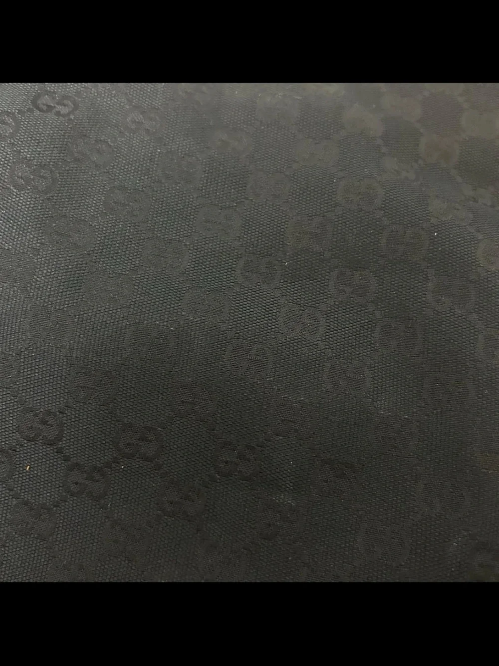Gucci Black Messenger Bag with Red and Green Web Strap